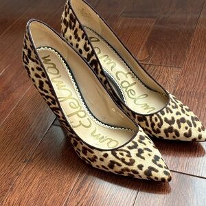 Sam Edelman Leopard Print Heels